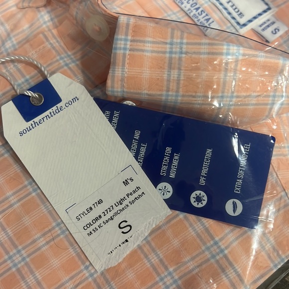 Southern Tide Mens Intercoastal Sportshirt UPF protection- New With Tags - Picture 5 of 6